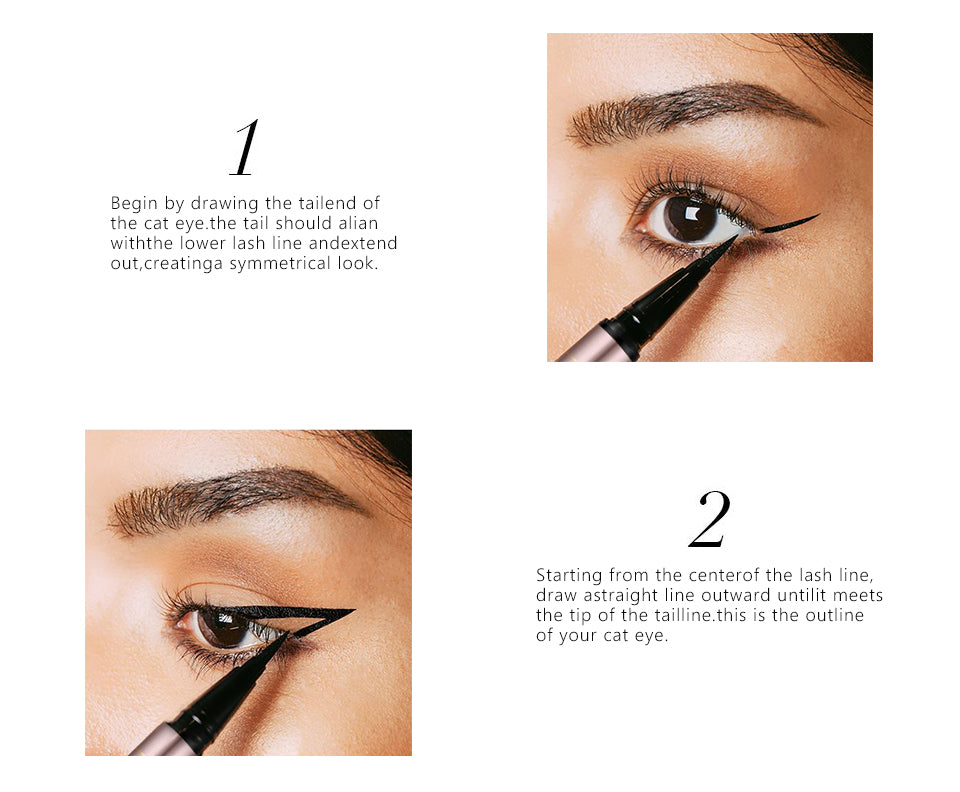 O.TWO.O Eye Liner Long Lasting Fast Dry