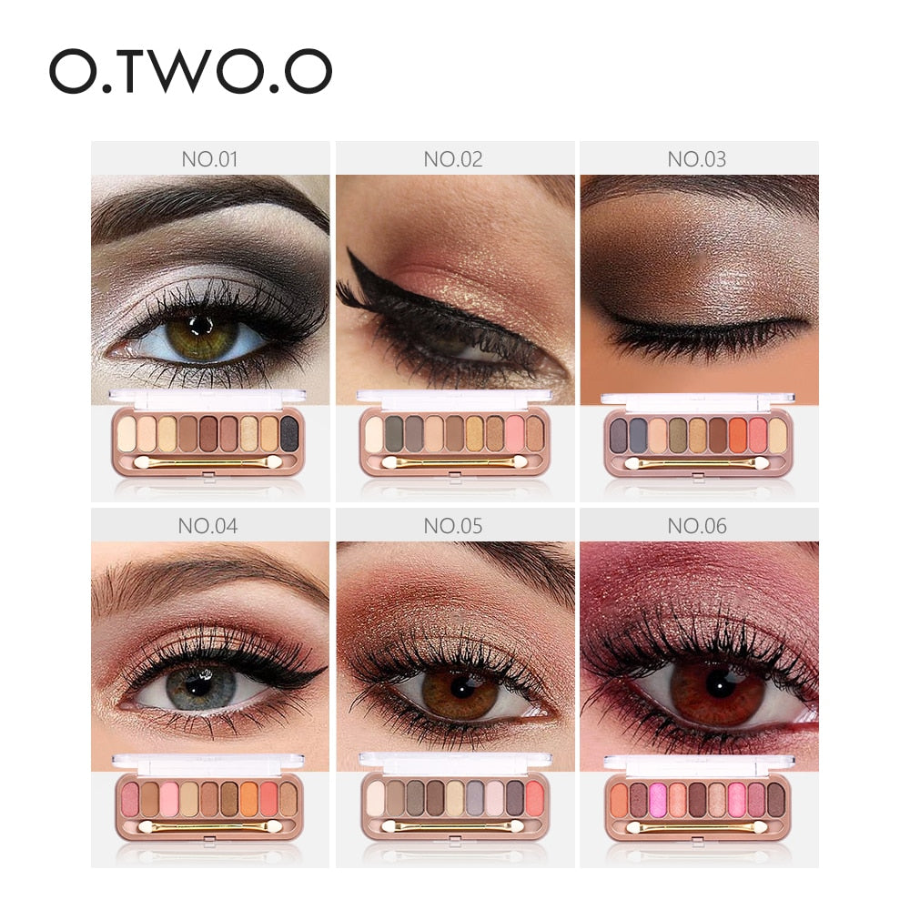 O.TWO.O 9 Colours Eye Shadow Palette