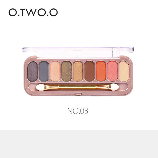 O.TWO.O 9 Colours Eye Shadow Palette